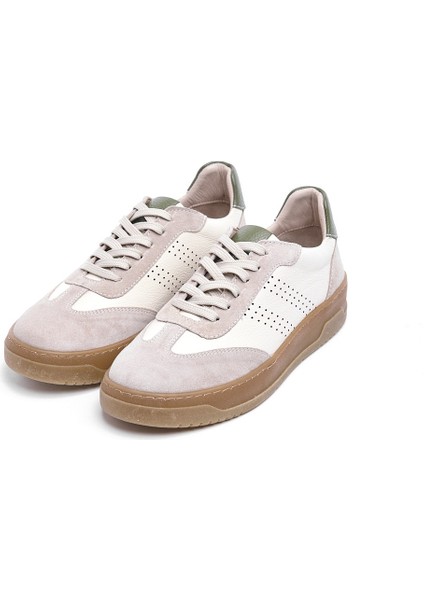 Hakiki Deri Bağcıklı Kadın Sneaker fiyatları