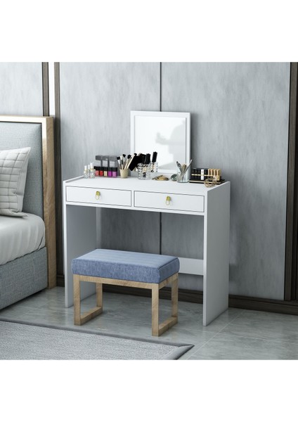 Mobiga Tuana Aynalı Çekmeceli Makyaj Masası
