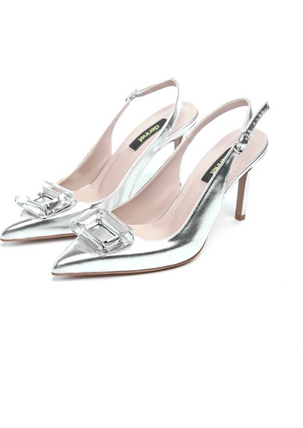 Taş Aksesuarlı Kadın Topuklu Ayakkabı fiyatları