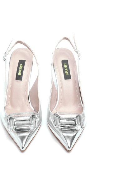 Taş Aksesuarlı Kadın Topuklu Ayakkabı modelleri