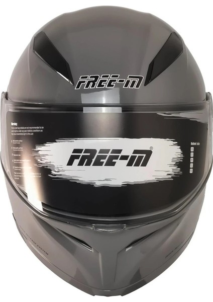 965 Çene Açılır Vizörlü Kask Nardo Gri