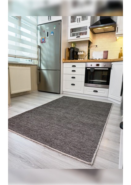 Halı Pandora 2415 Antrasit Yıkanabilir Yumuşak Dokulu Modern Ince Dokuma Şık Makine Halısı indirimleri