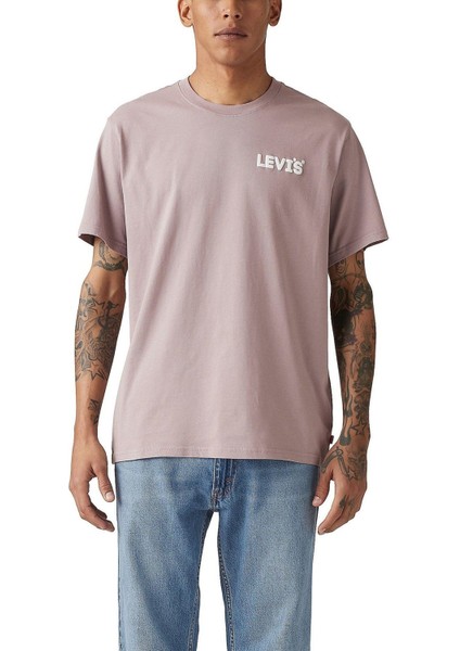 Erkek Relaxed Fit Bisiklet Yaka T-Shirt - 16143-1838