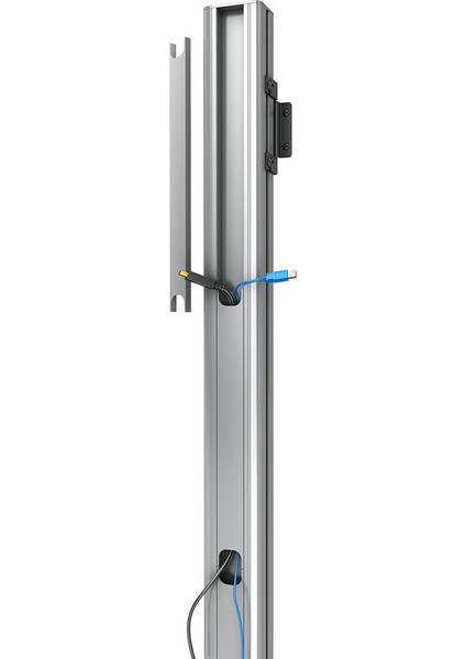 Tekerlekli Döner TV / Monitör Standı Sehpası 55"-75" Flip