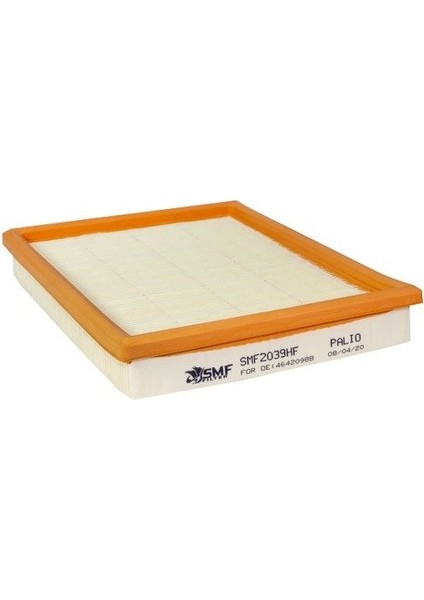 SMF2039HF - Hava Filtresi Palıo Sıena Albea Doblo 1.4 1.6 A:250 B:195 C:0 D:0 E:0 F:0 G:0 H:35,5 mm