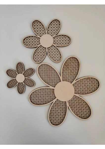 Şık Dekoratif Bebek Çocuk Odası Iskandinav Rattan 3 Papatya Çiçek Bebek Hediyelik fırsatları