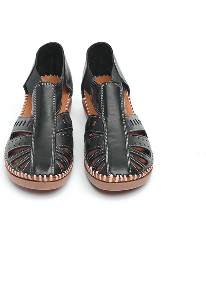 Günlük Hakiki Deri Kadın Sandalet modelleri