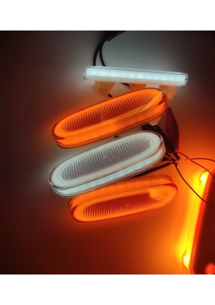 6 Adet Sprinter Crafter Uyumlu Neon Ledli Yan Etek Lambası Beyaz fırsatları