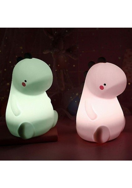 Lambalar Dinozor LED Lamba Silikon Başucu Lambası Dinazor fiyatları