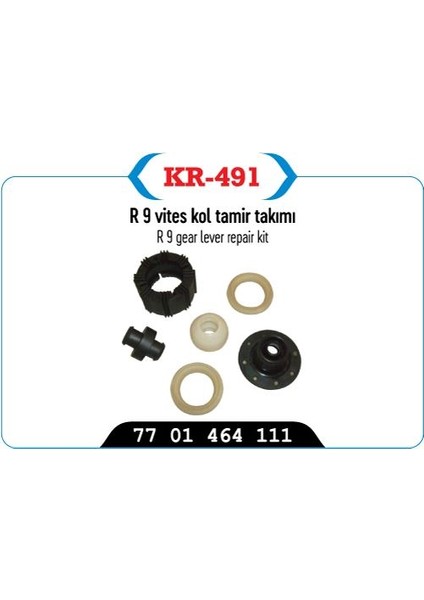 KR-491 - Vıtes Kol Tamir Takımı R9 R19 Clıo Kangoo Megane