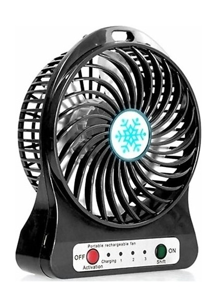 Kablosuz Şarjlı Masa Üstü Mini Renkli Vantilatör modelleri