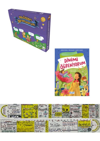 Dinimi Öğreniyorum / Hadisleri Öğreniyorum (10 Kitap) Set (Matematik Öğreten Cetvel)