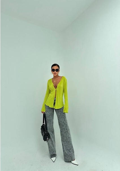 Flared Jean Piton Pantalon 38
