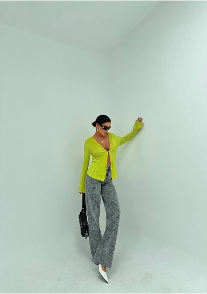 Flared Jean Piton Pantalon 38