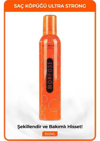 Ultra Strong Saç Köpüğü 350 ml Tüm Saç Tipleri için Multivitamin Kompleksi ile Günlük ve Profesyonel Kullanım için Kalıcı Şekillendirme fırsatları