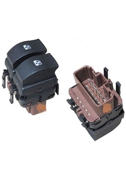 SAGEM-500126 - Cam Açma Düğmesi Ön Sol Megane Iı Kahve