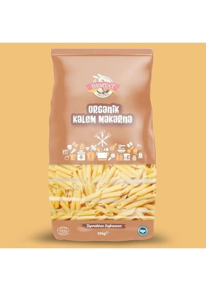 Organik Kalem Makarna 350 gr