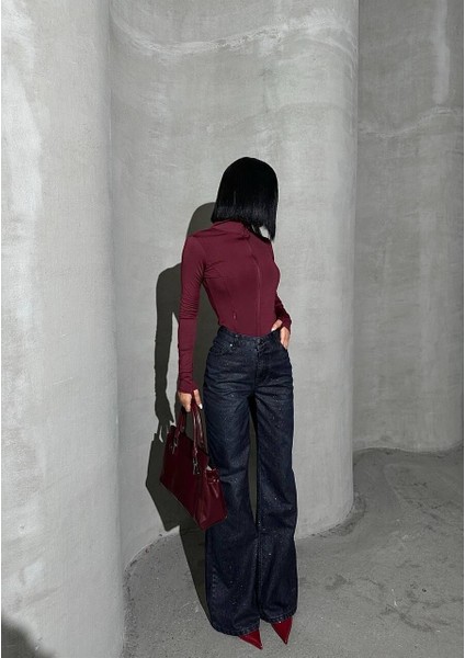 Velvet Denim Glitter Gümüş Simli 34 fırsatları