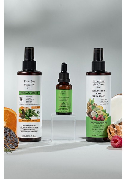 Güçlü 3’lü Mucizevi Saç Seti