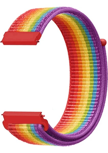 Haylou Solar Lite / Haylou Solar Neo / Haylou Rs5 Uyumlu Hasır Dokuma Kumaş Kordon 22MM