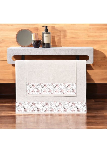 Lili Model Baskılı 2'li Banyo Havlu Seti