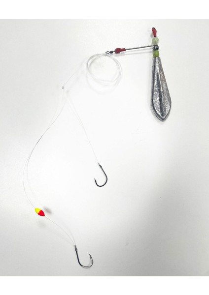 Yüzen Kurşun Çift Iğne Çupra Levrek Takımı