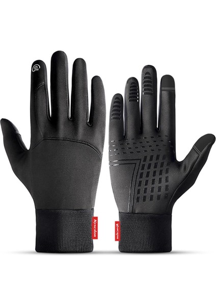 Outdoor Dokunmatik Rüzgar Su Geçirmez Motosiklet Eldiveni Xl