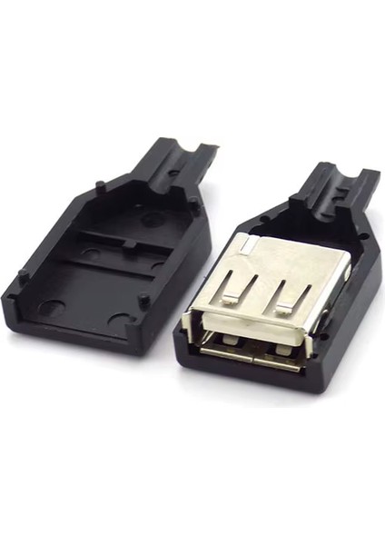 USB A Dişi Konnektör - Lehim Tipi