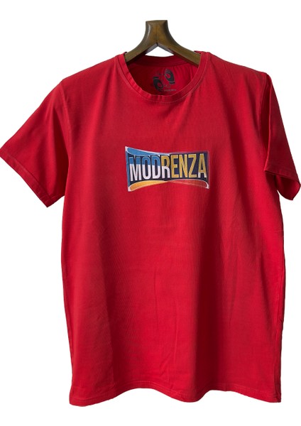 Regular Bisiklet Yaka Baskılı T-Shirt