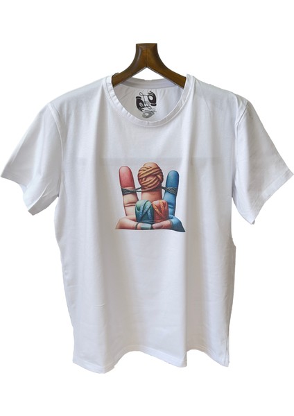 Regular Bisiklet Yaka Baskılı T-Shirt