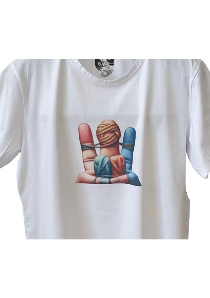 Regular Bisiklet Yaka Baskılı T-Shirt modelleri