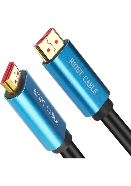 5 Metre Görüntü Aktarımı Için HDMI To HDMI Video Kablosu Rightcable Jwd-02
