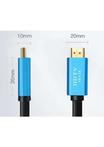 5 Metre Görüntü Aktarımı Için HDMI To HDMI Video Kablosu Rightcable Jwd-02