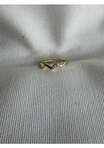 Asimetrik Taşlı Yüzük modelleri