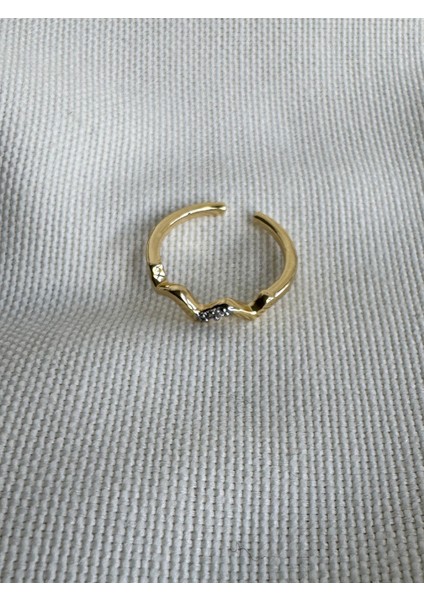 Asimetrik Taşlı Yüzük fırsatları