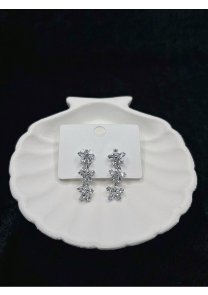 Zirkon Taşlı Yıldız Küpe modelleri