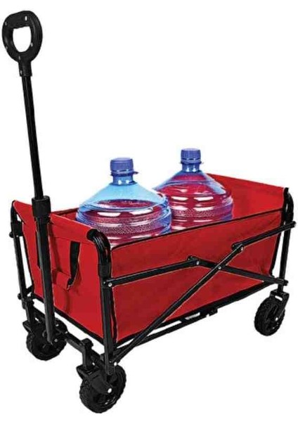Katlanır Taşıma Arabası(Plajda, Piknikte, Kampa ve Alışverişte Ürün Taşımanın En Pratik Yolu)