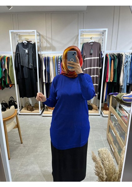 Oval Kesim Tunik 1200 Saks