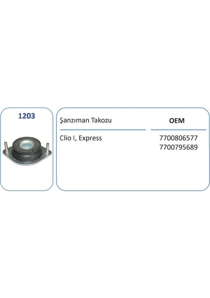 1203 - Motor Takozu Ön Sol Clıo I Express Megane I