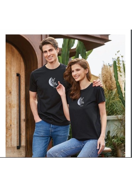 8154 Kadın T-Shirt Siyah