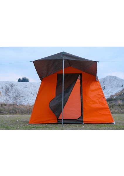 KAPI SİNEKLİKLİ 1+0 Double Kamp Çadırı 4 Kişilik modelleri