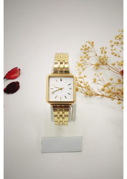 Vintage Metal Kadın Kol Saati Takvimli Gold fiyatları