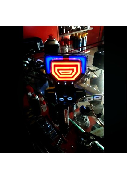 Cg Arka Stop Sport LED Model Şeffaf Camlı