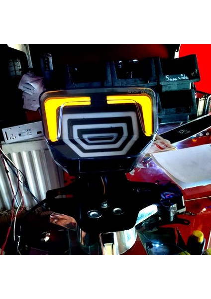 Cg Arka Stop Sport LED Model Şeffaf Camlı