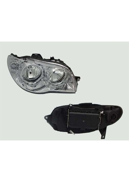 -105158 1 - Far Gri Sağ Motorlu Albea 05>07