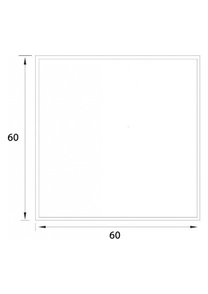 70X70 mm Plastik Kutu Profili 2 Metre