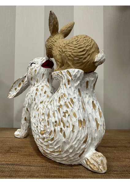 Dokulu Oyuncu Tavşanlar, Biblo, Hediyelik Dekoratif Obje modelleri