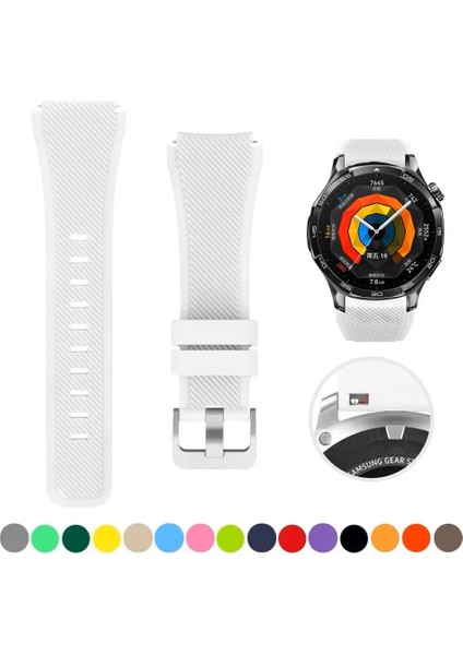 Haylou Solar Lite / Haylou Solar Neo / Haylou Rs5 Tokalı Çapraz Çizgili Silikon Kordon 22MM fiyatları