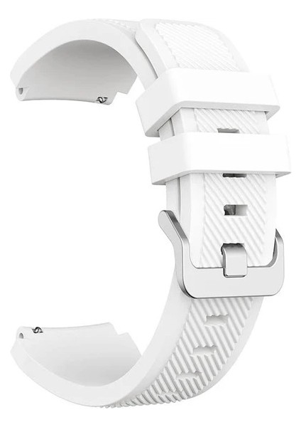Haylou Solar Lite / Haylou Solar Neo / Haylou Rs5 Tokalı Çapraz Çizgili Silikon Kordon 22MM modelleri
