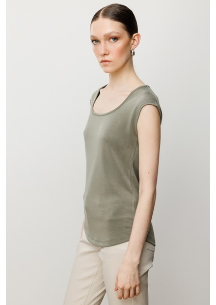 51342 Onteks Kare Yaka Kısa Kol Bluz fiyatları